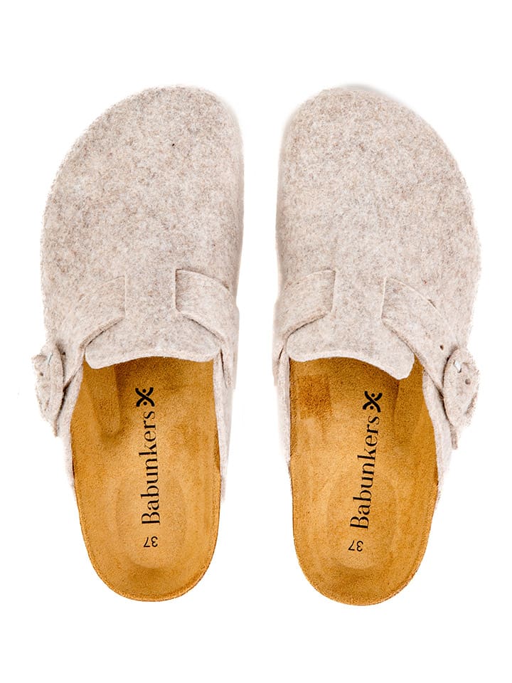 Сабо BABUNKERS Family Clogs, бежевый — фото 4