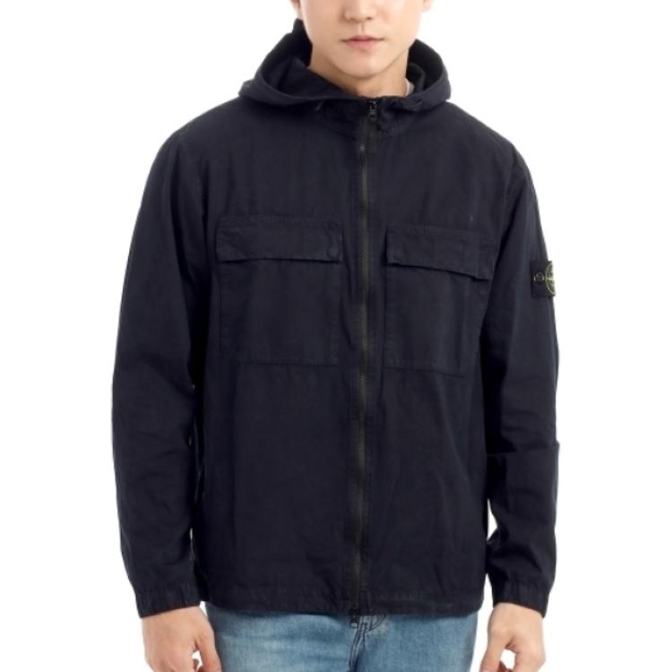 

STONE ISLAND Куртка SS24 мужская морская синяя, Marine Blue