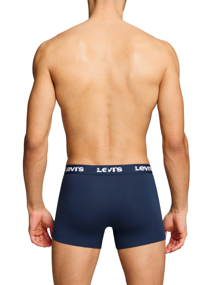 Levi´s Боксерские шорты LEVIS Men Repeat Logo Boxer 2P темно-синего цвета — фото 4
