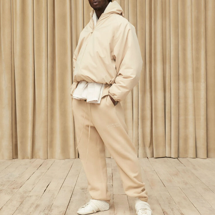SS23 Стеганая куртка мужская белая Fear Of God Essentials, белый
