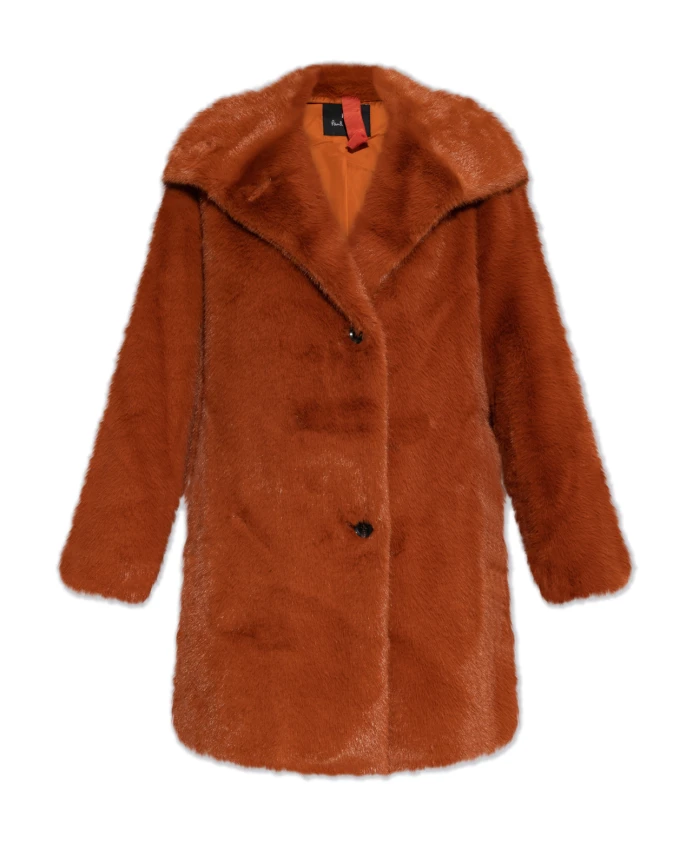 

Пальто из искусственного меха Ps By Paul Smith, оранжевый