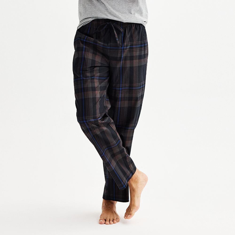 

Мужские тканые пижамные штаны Sonoma Goods For Life, цвет Iron Ore Plaid