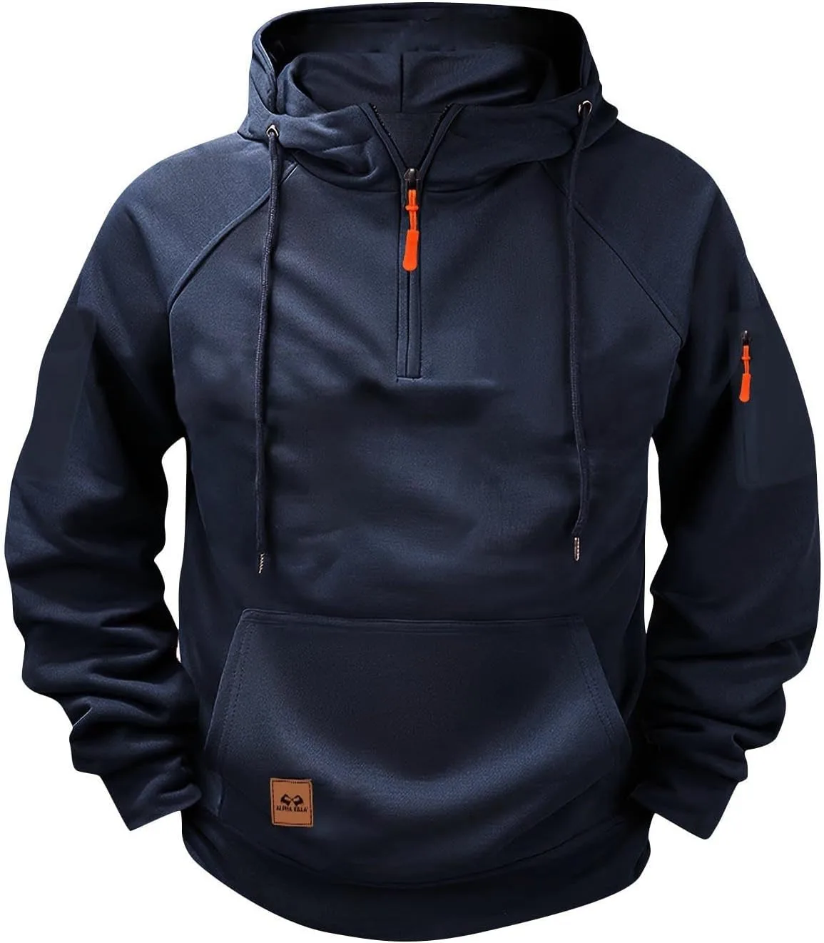 

Тактический худи для мужчин 2024 с карманом QUNPIU