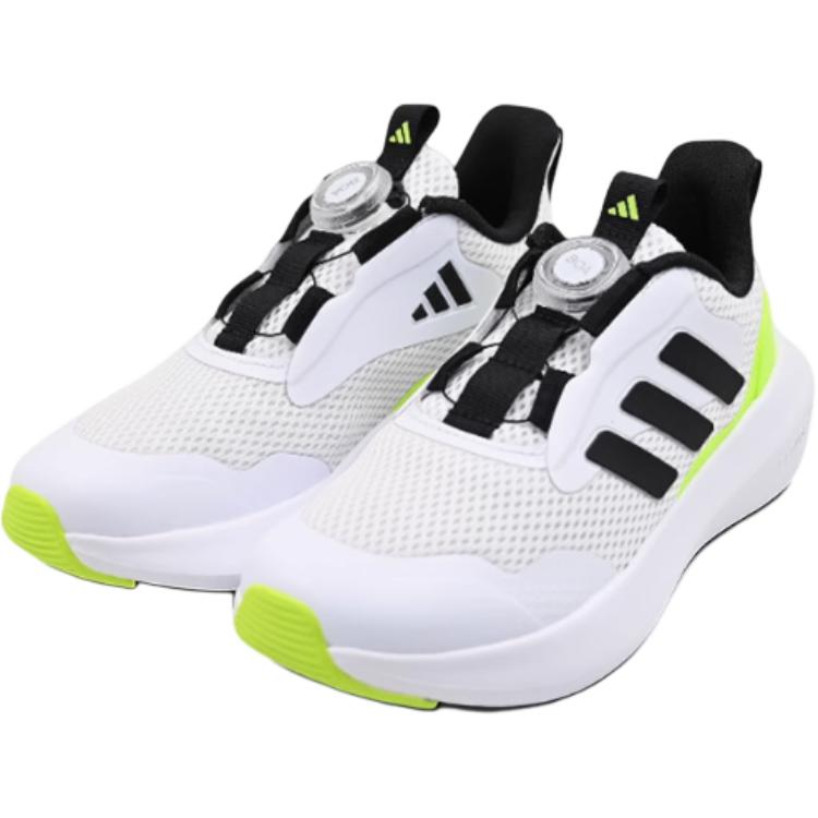 Детские кроссовки с низким верхом, устойчивые к скольжению и износу Adidas, белый — фото 3