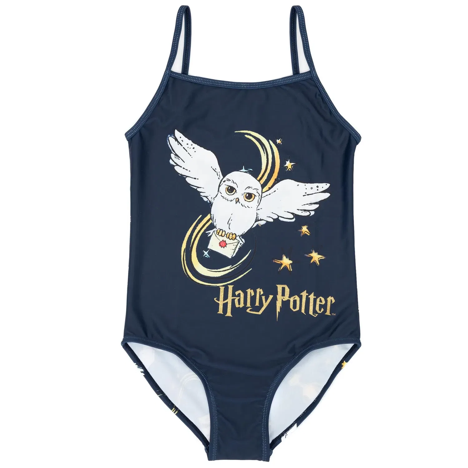 Купальник для девочек Harry Potter с принтом, Navy, синий