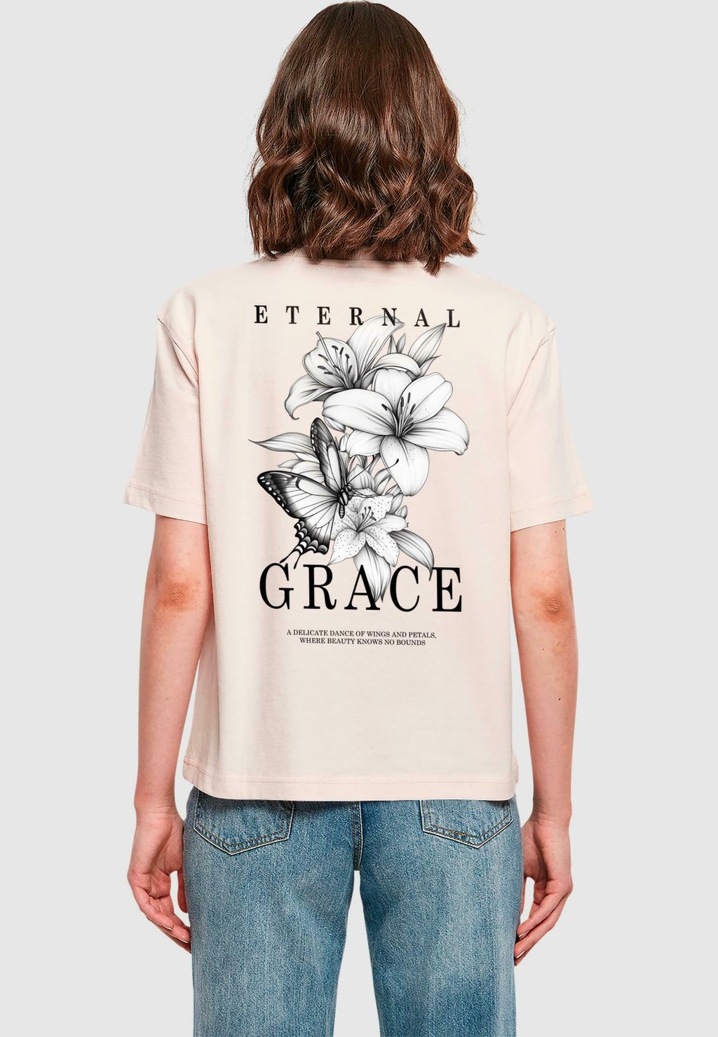 

Футболка с принтом ETERNAL GRACE Merchcode, розовый