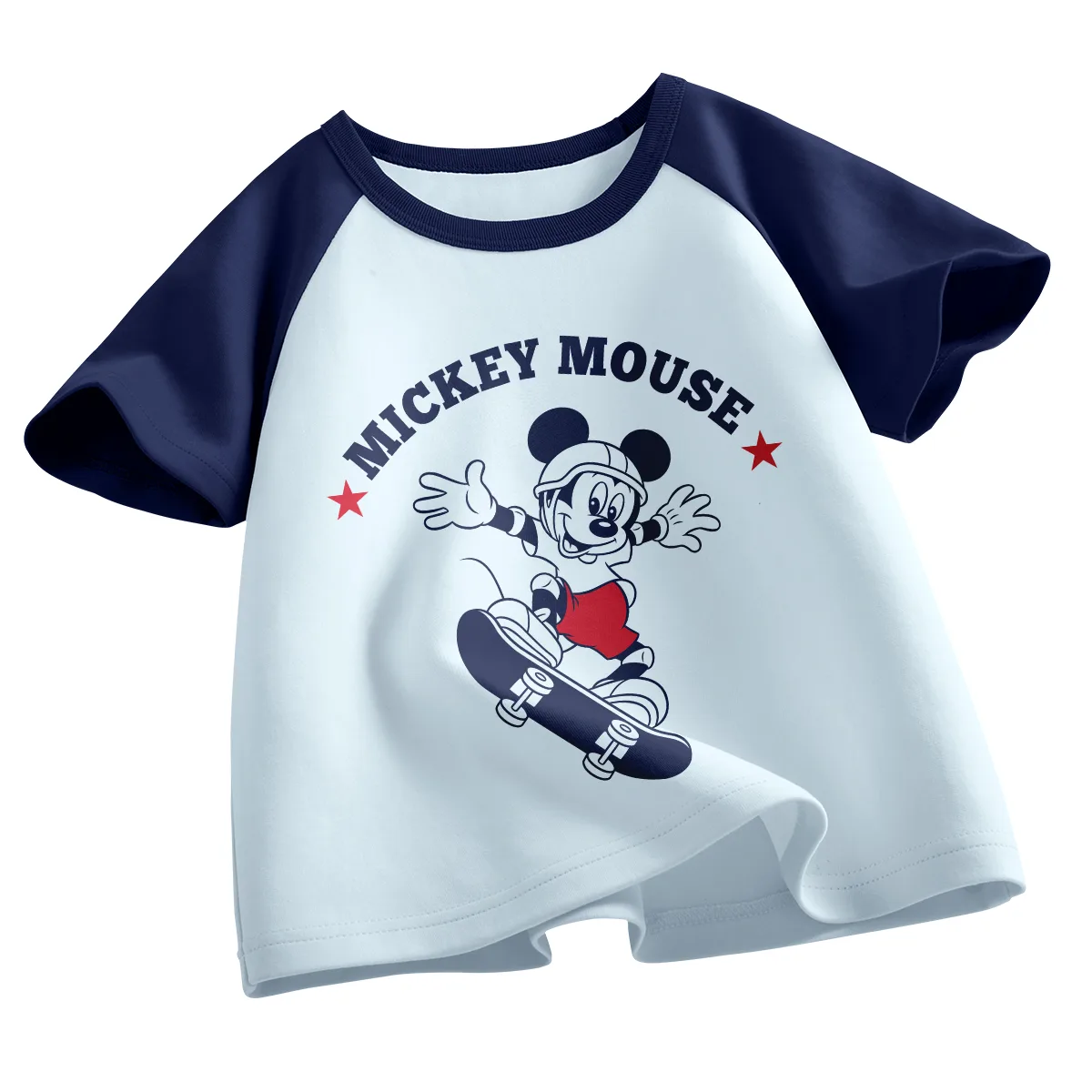 Детская футболка с круглым вырезом Disney, Di Yoyo Milk Blue — фото 3