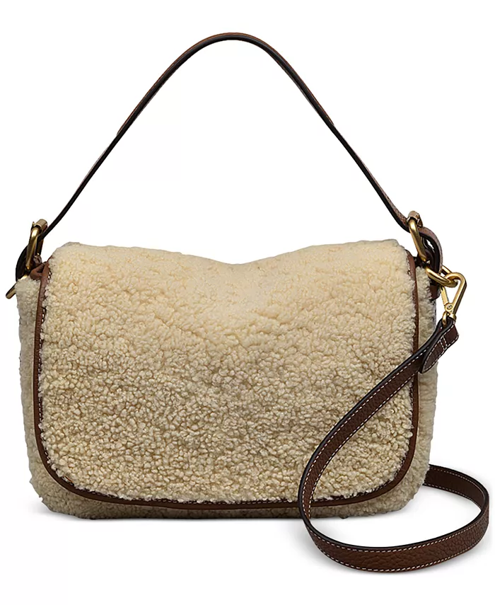 

Grafton Street Сумка-кроссбоди с отворотом из овчины Small Flapover Radley London, коричневый/бежевый