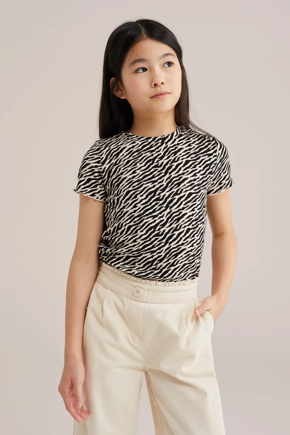 Футболка We Fashion, Cream — фото 3