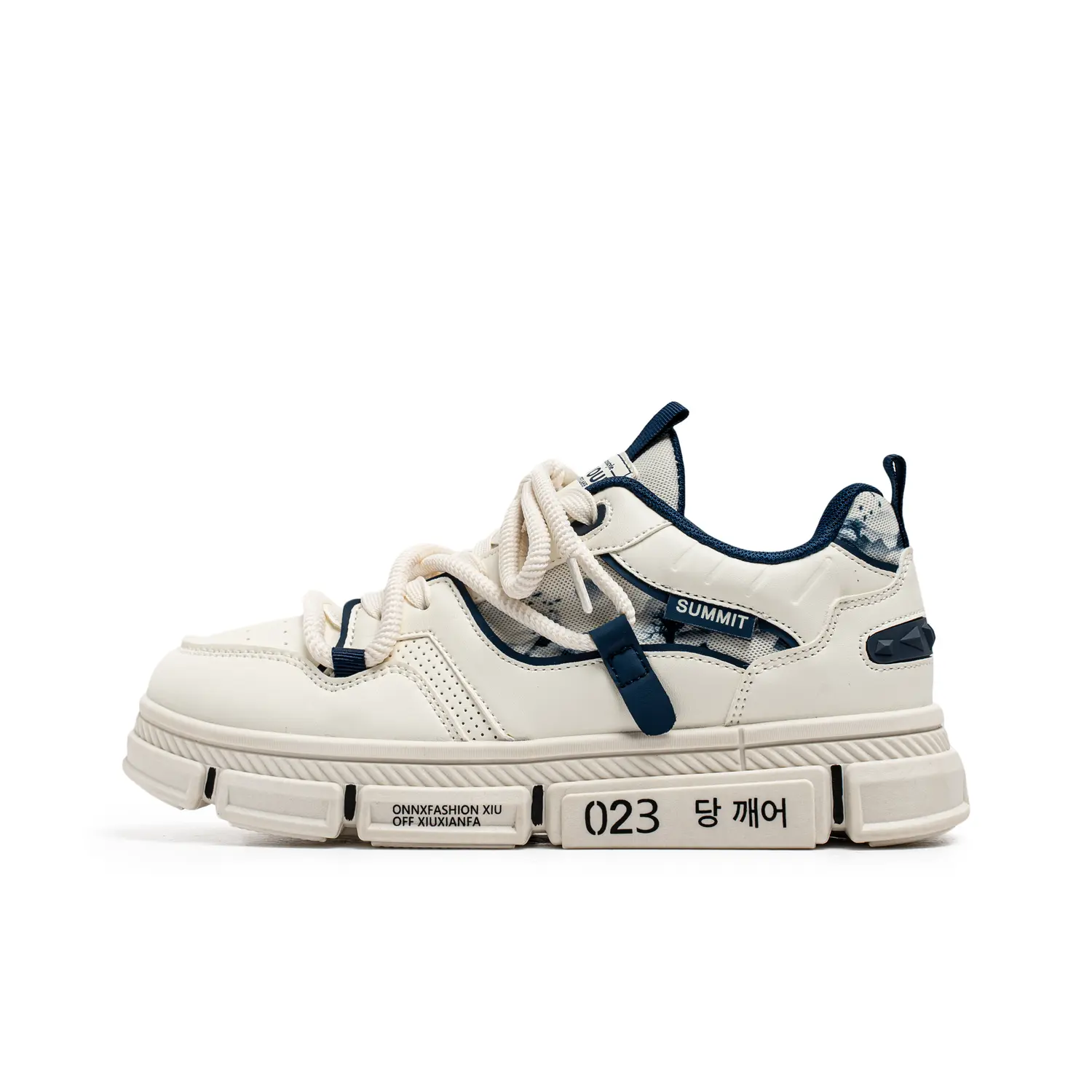 

Bull charm Низкие скейтерские кроссовки мужские бежево-голубые, цвет Beige Blue