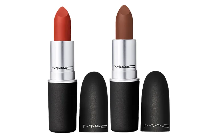MAC Набор помад Mist Bomb, легко растушевывается, #316 Soft Matte Small Pepper+#927 Cocoa Tea Brown