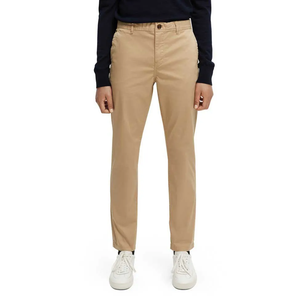 

Брюки чинос Scotch & Soda Essentials Stuart Regular Slim Fit, бежевый