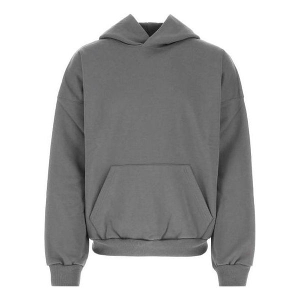 

Толстовка care label hoodie middle fit 'grey black' Balenciaga, серый