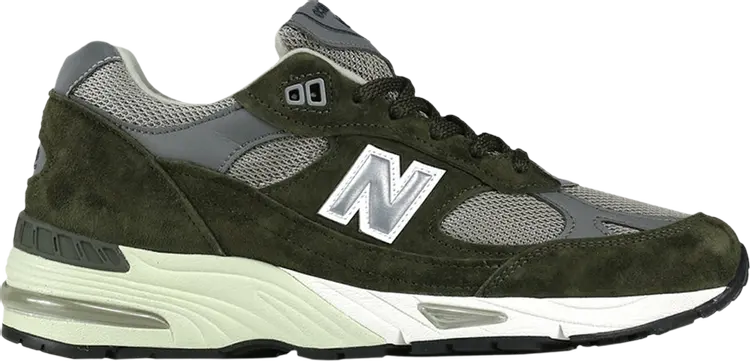 

Кроссовки New Balance 991 Made In England 'Dark Green', зеленый