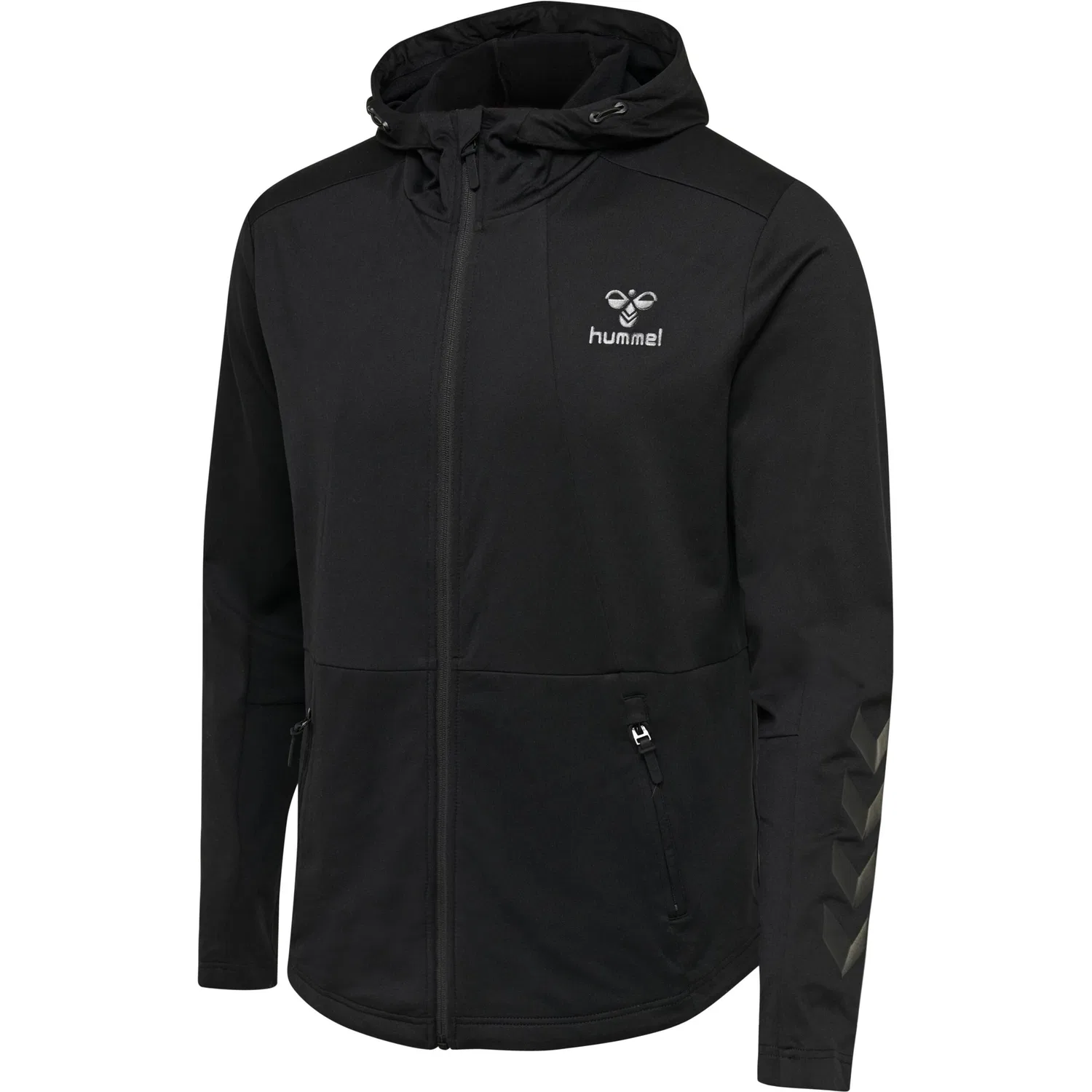 Детское худи Aston Zip Hoodie Hummel, Schwarz