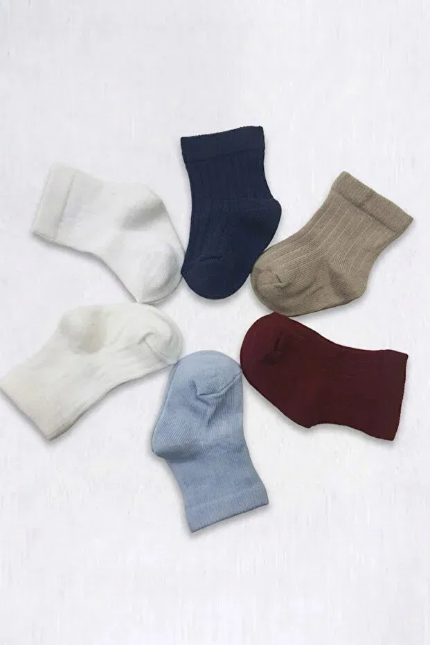 Детские носки для мальчиков с принтом, комплект 6 пар, Cocole Socks, Multicolor — фото 3