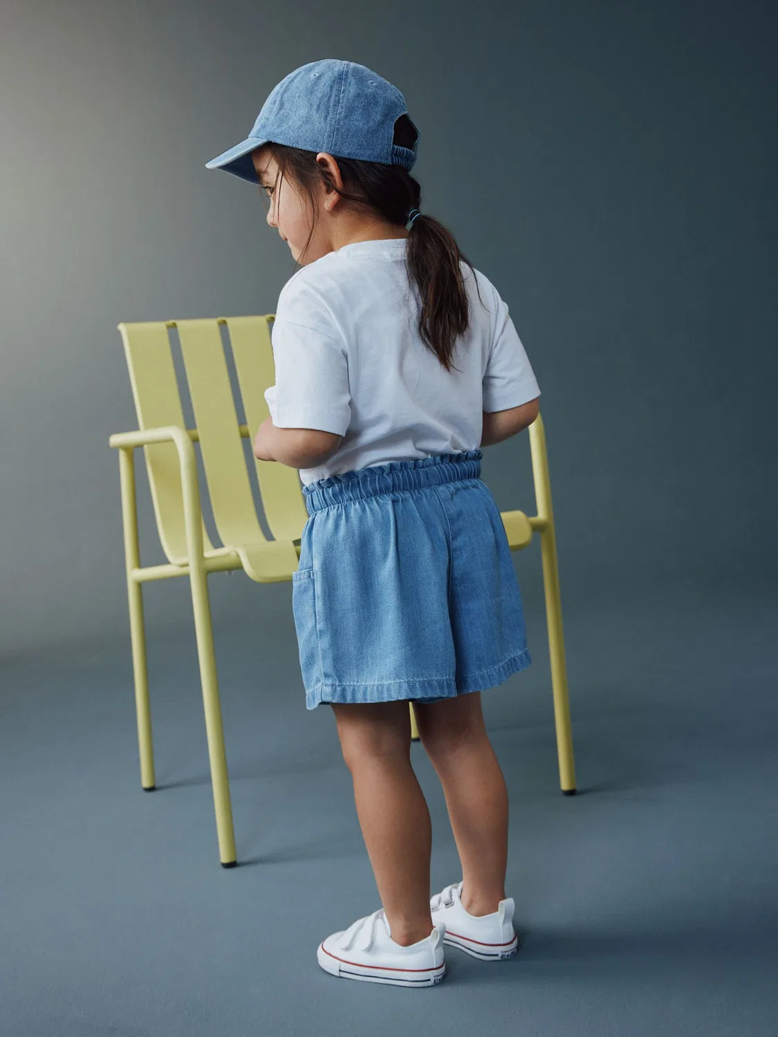 Шорты джинсовые Soft Denim Next, средний синий — фото 3