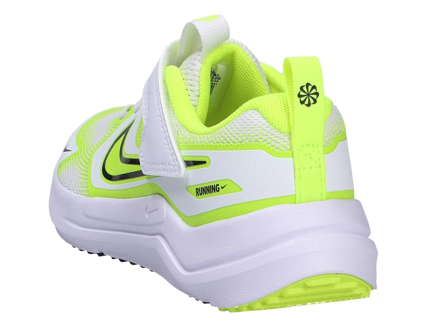 Детские кроссовки для мальчиков Cosmic Runner NIKE, White Black Volt — фото 3