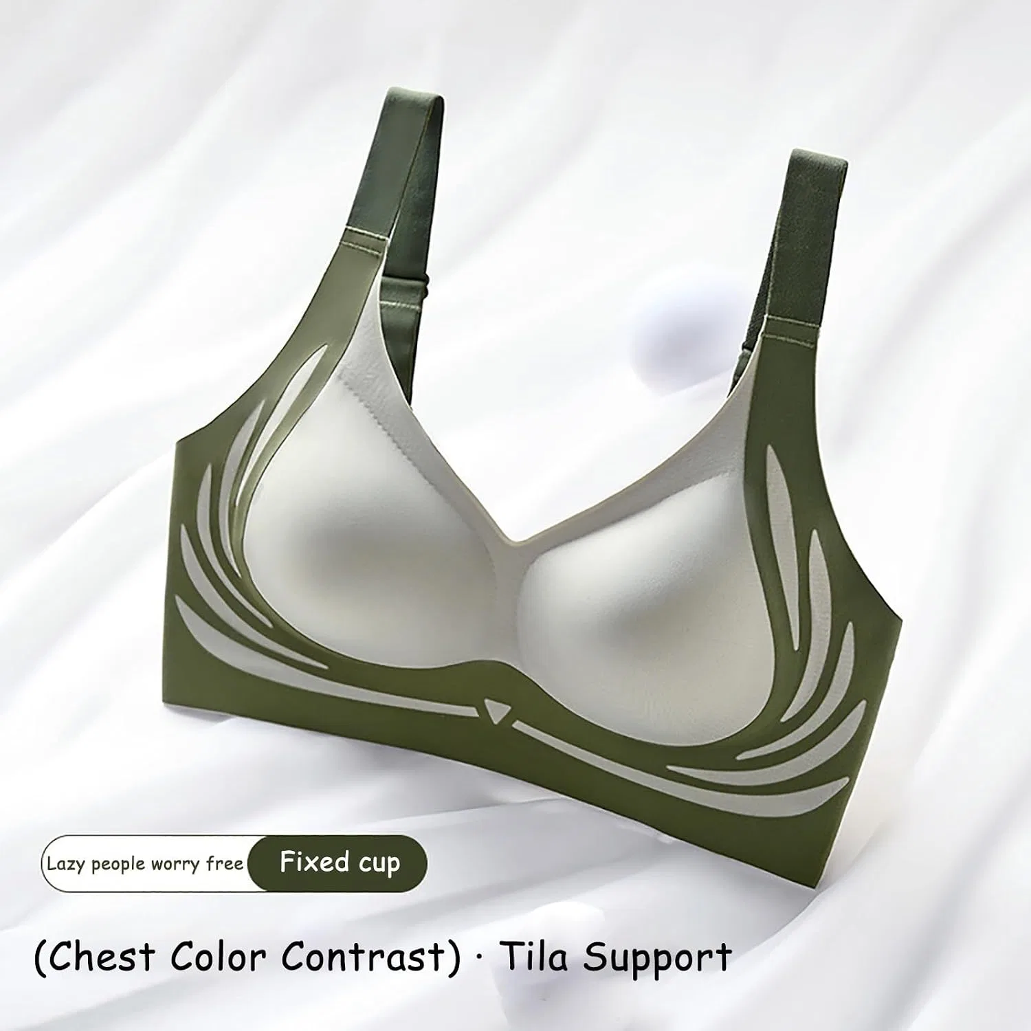 Generic Shaper Bra, Green, XXXL — фото 2