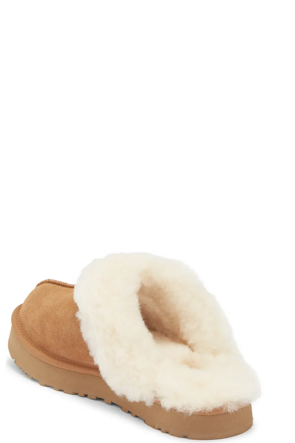 Тапочки детские с платформой Disquette UGG, Chestnut — фото 2