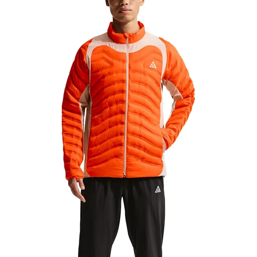 Мужская куртка Nike Therma-FIT Lava Loft, Safety Orange/Cream II/Peak White — фото 3