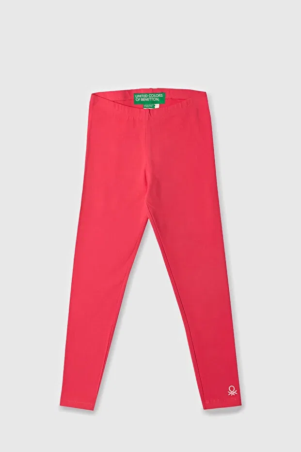 Детские леггинсы для девочек хлопковые United Colors Of Benetton, Mercan