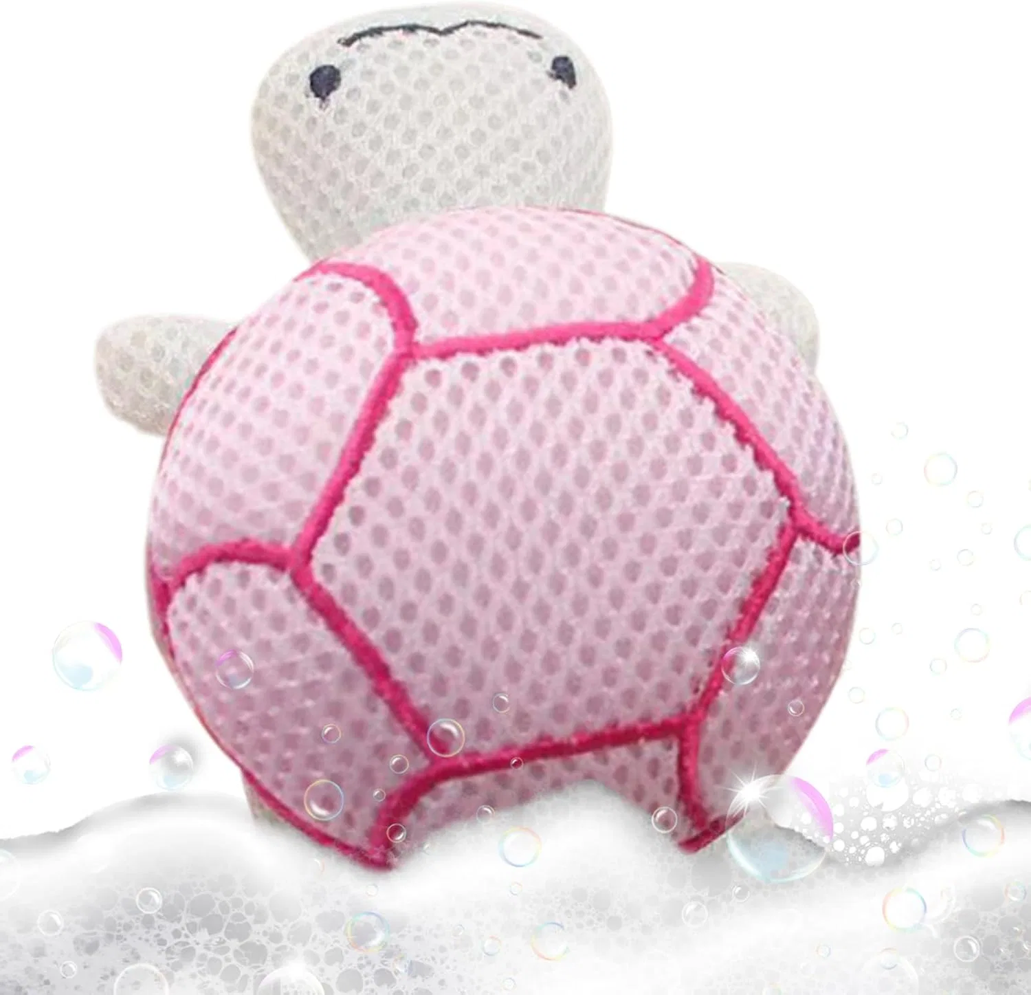 Мочалка для душа, мягкая сетка, Jubilofex, Pink