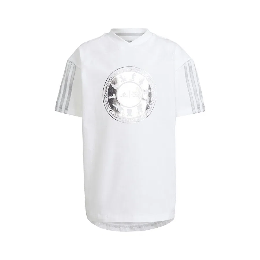 Детская футболка с коротким рукавом adidas LK DY 100 T T-shirt IT8787, Белый