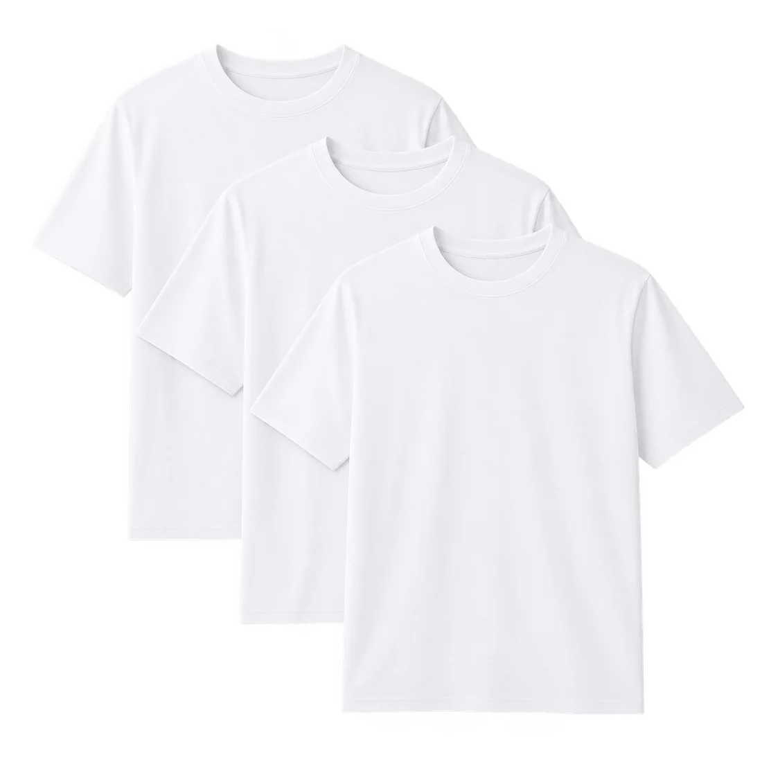 Комплект футболок Calvin Klein Cotton Micro Stretch, 3 предмета, белый