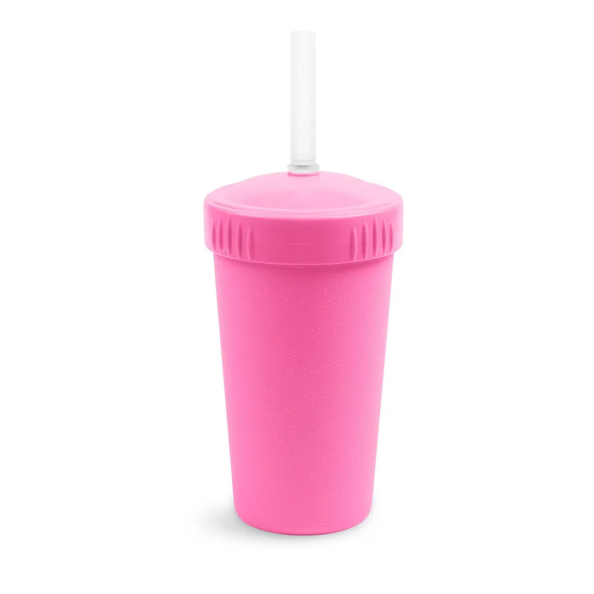 Детская кружка-поильник 296 мл с трубочкой из силикона Re-Play, Bright Pink