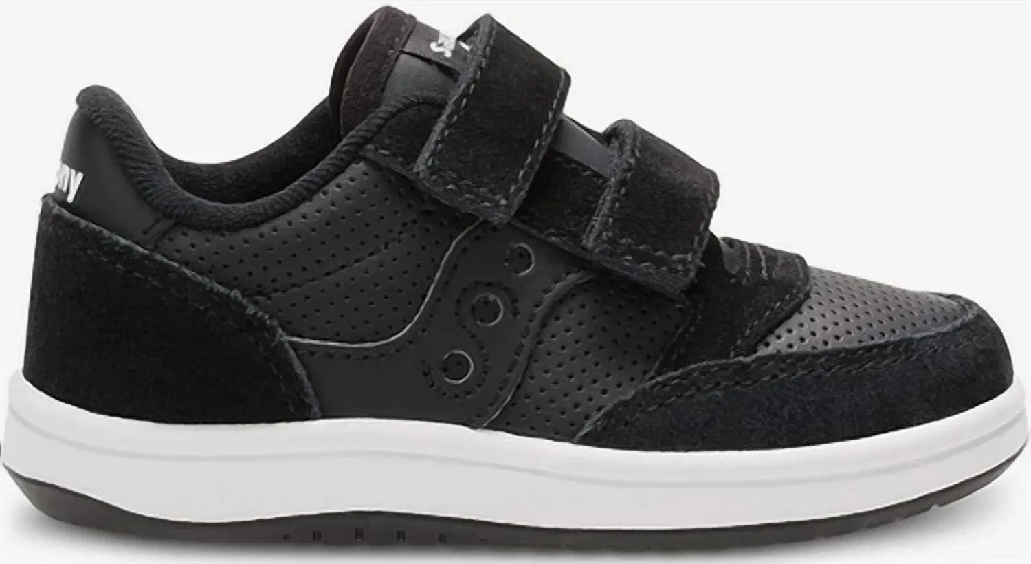 Детские кроссовки для девочек с замшевой отделкой Jazz Sneakers SAUCONY, черный — фото 3