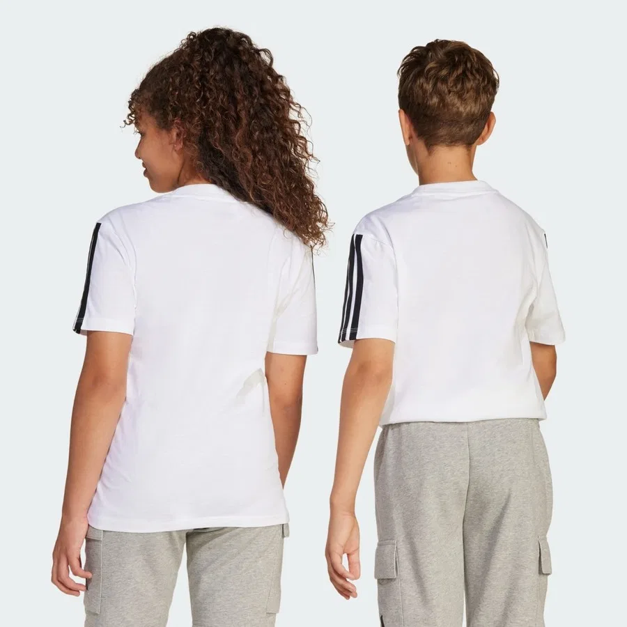 Детская футболка с длинным рукавом Sportswear JD6488 Essentials Tee Kids adidas, Белый — фото 4