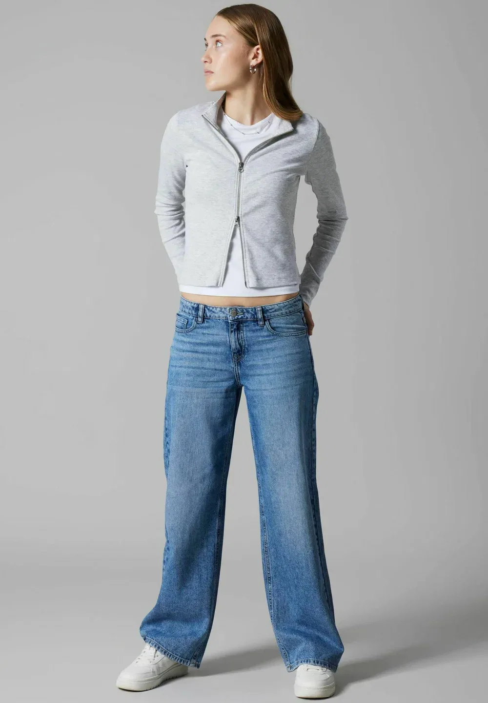 Короткий кардиган Lmtd, Light Grey Melange