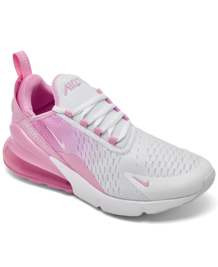 Кроссовки детские Nike Air Max 270 Running, Pink Rise White