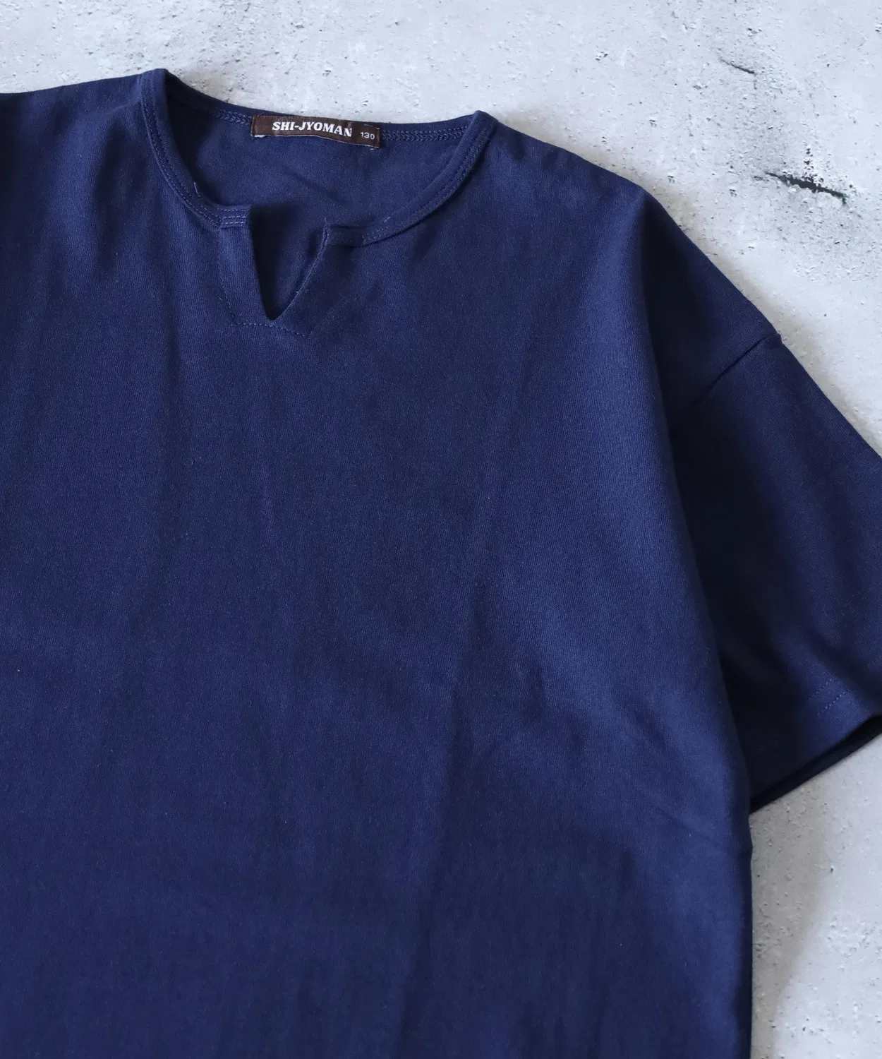 Детская футболка с ключевым вырезом, без рукавов, модель Key Neck FUNALIVE, Navy