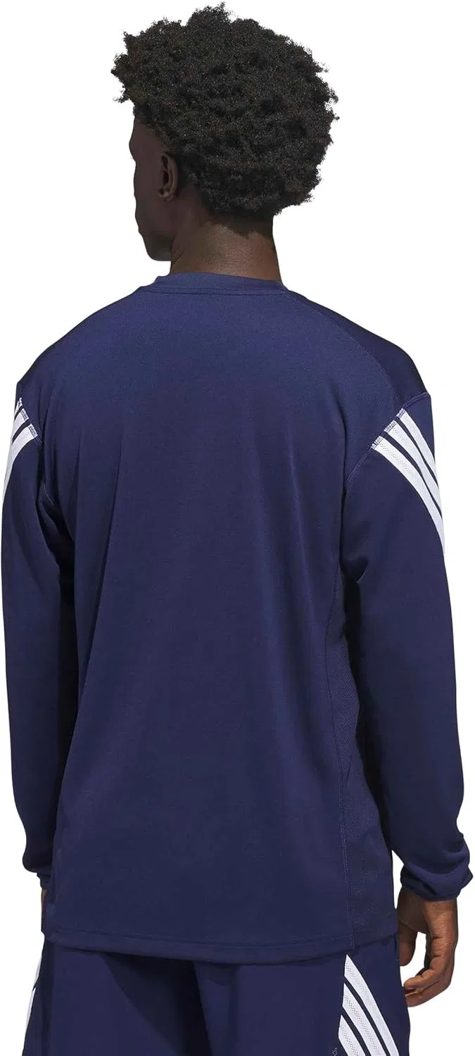 Мужская футболка с длинным рукавом Crazylite adidas, Team Navy Blue — фото 3