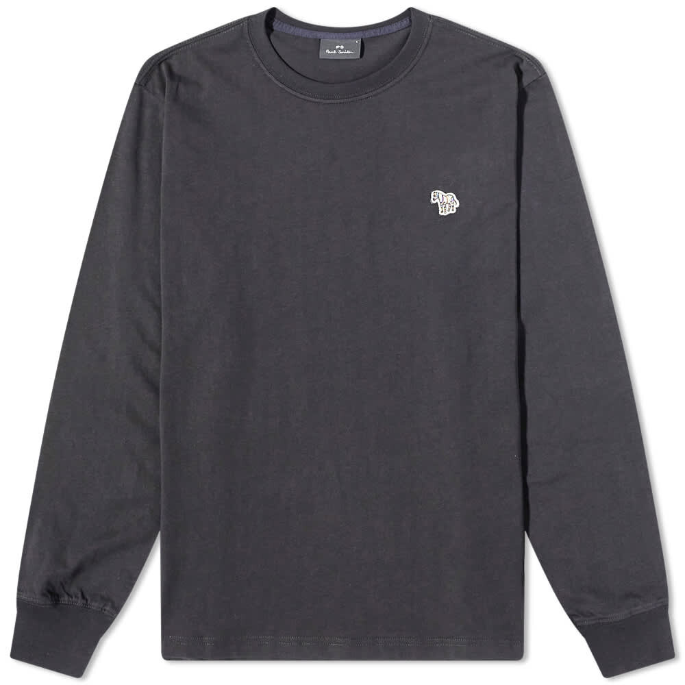 

Футболка Paul Smith Long Sleeve Zebra Logo Tee, Серый, Футболка Paul Smith Long Sleeve Zebra Logo Tee