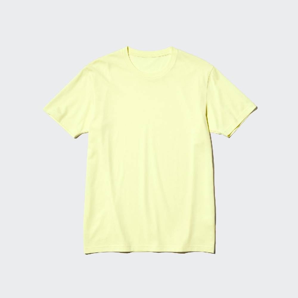 Футболка Uniqlo DRY Colour Crew Neck Unisex, 43 желтый