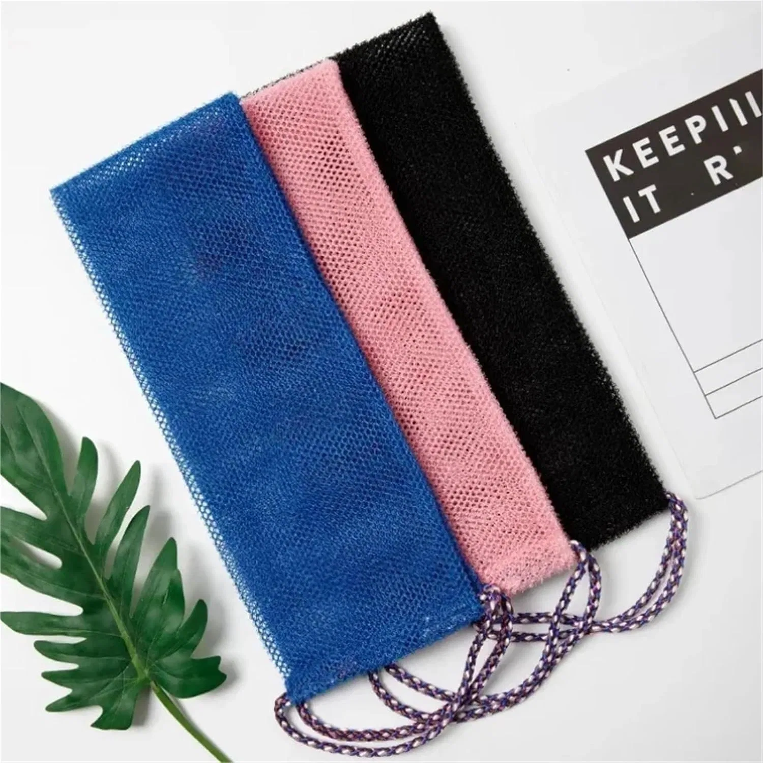 Эксфолиирующая губка, Mesh Sponge, FJOADNVM, Blue — фото 3