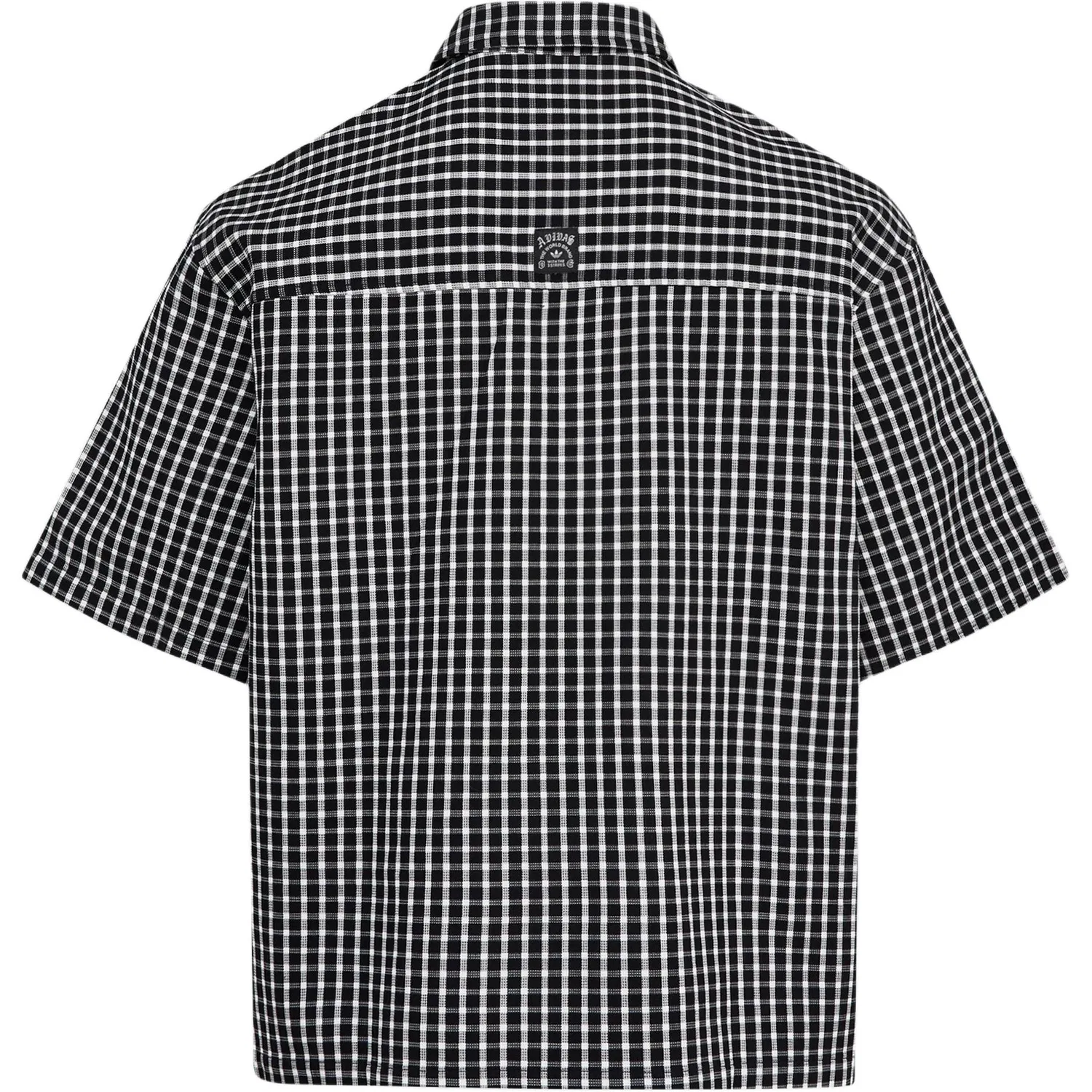 Мужская рубашка с лацканами Black/Jade White Adidas Originals, Black/Jade White — фото 3