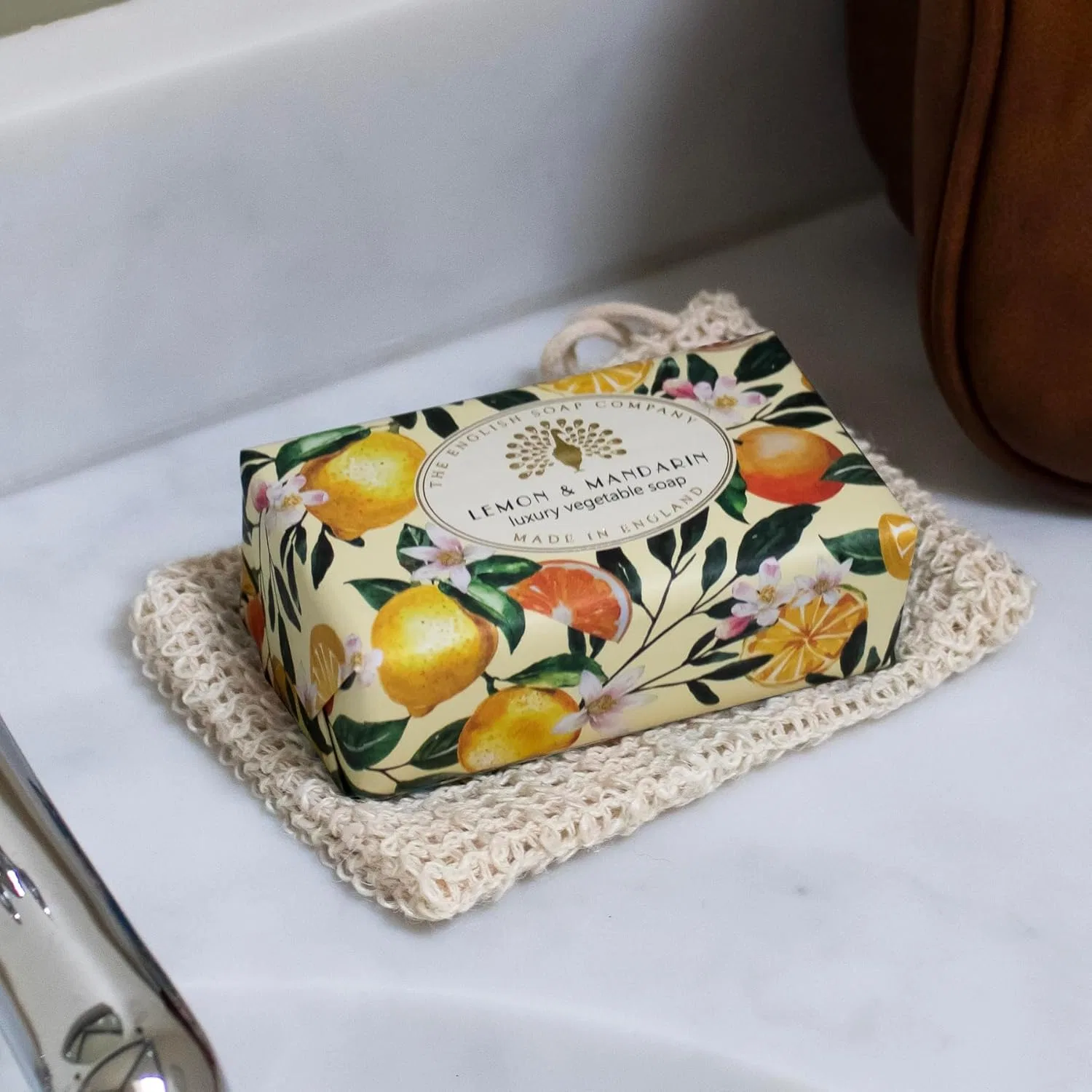 Мыло твердое, Лимон-Мандарин, The English Soap Company, 190 г — фото 2