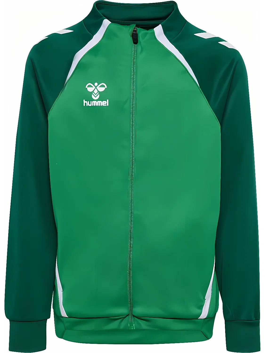 Детская тренировочная куртка на молнии Lead 2.0 Track Zip Jacket Hummel, зеленый — фото 2
