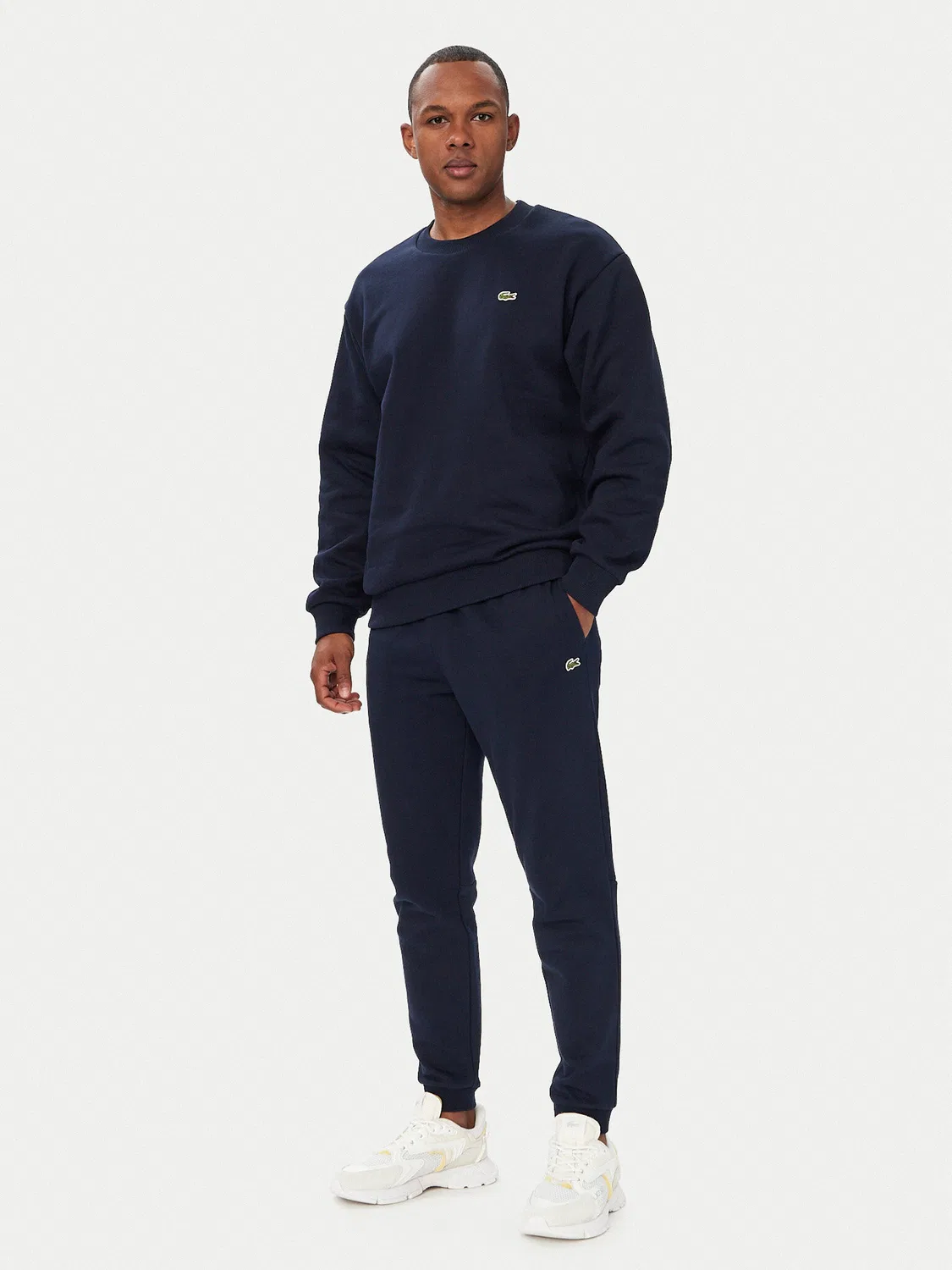 Мужская толстовка стандартного кроя Lacoste, темно-синий — фото 2