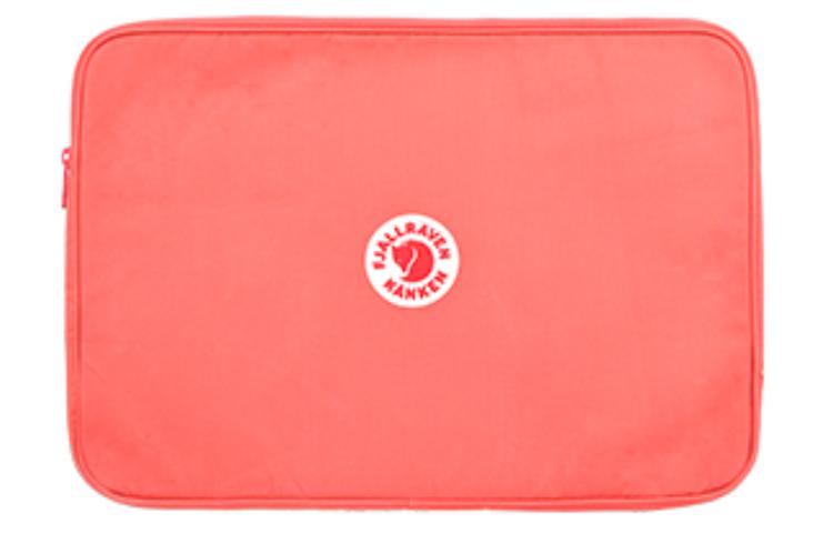 

Fjallraven Хлопковая сумка для ноутбука с вкладышем-клатчем унисекс персиково-розового цвета, Peach Pink