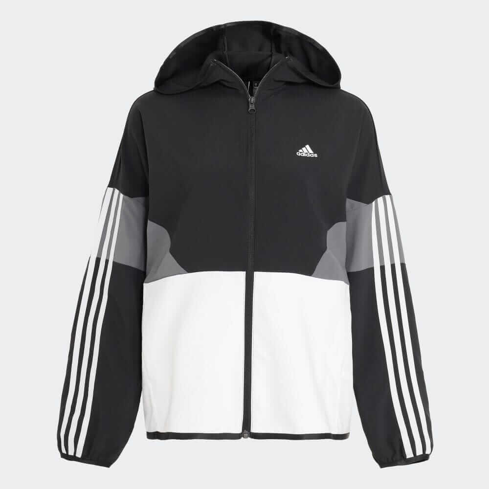 

Куртка Adidas Fit Colorblock, черный/белый/серый