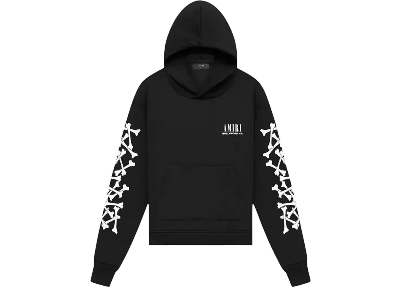 Детский худи с принтом Bones AMIRI, Black