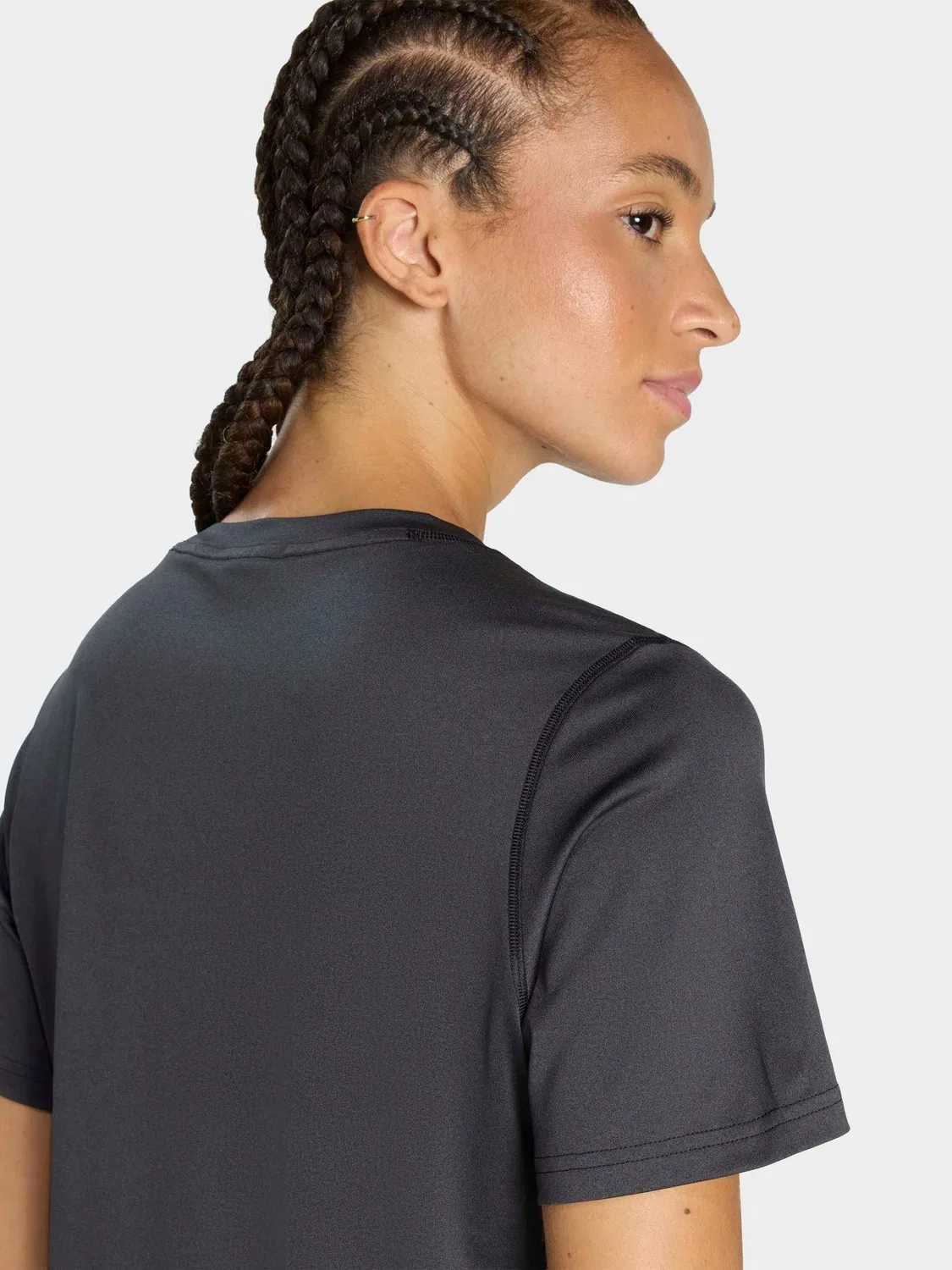 Футболка с круглым вырезом Workout Essentials adidas, черный — фото 4
