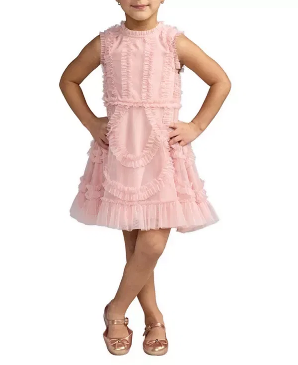 Детское платье для девочек без рукавов Mac DUGGal, Rose