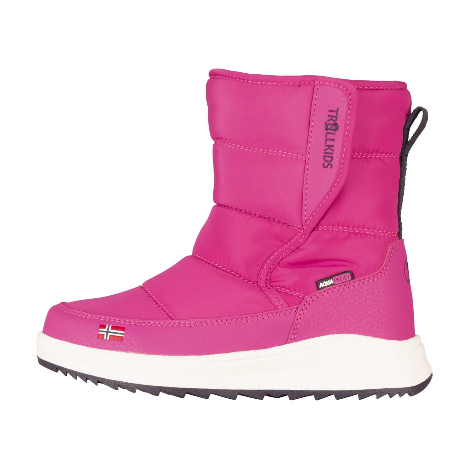Детские зимние ботинки с профилированной подошвой TROLLKIDS, Dark Pink — фото 2