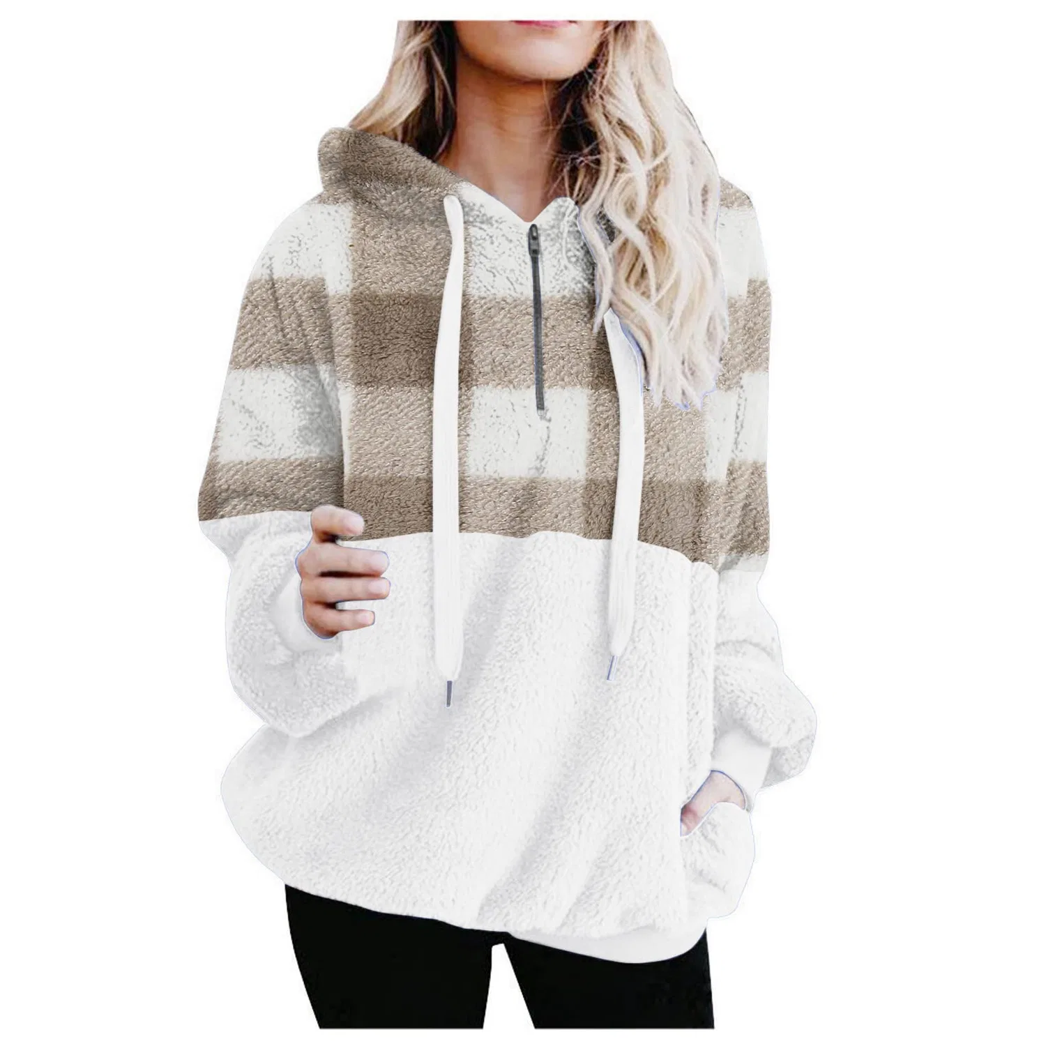 Женская куртка с капюшоном, с принтом, Oversize Hooded Winter Jackets, bianco